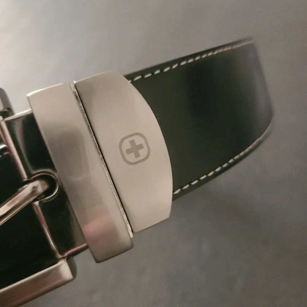 Swissgear Oberland SGTM 314 reversible leather belt black/brown sz.S (28)